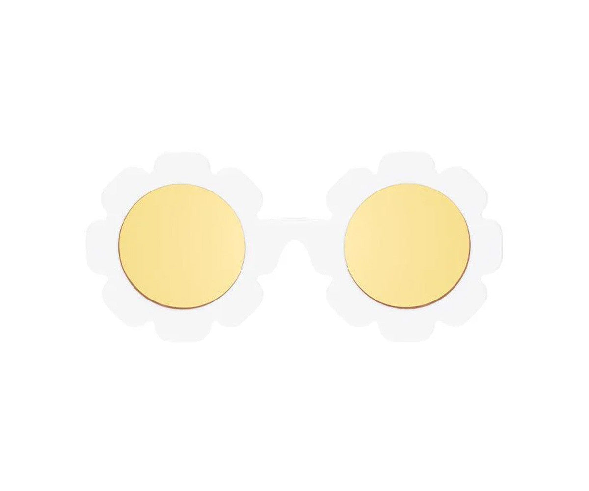 Óculos de Sol Flexíveis -  Daisy Flower Yellow Mirrored Lenses
