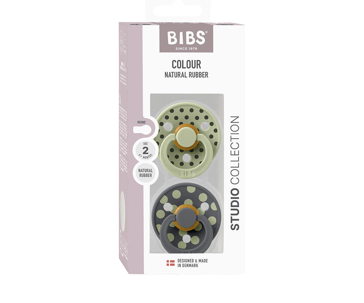 BIBS Studio Colour - Round Sage/Iron