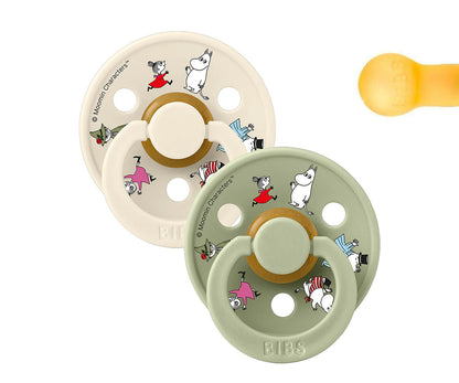 BIBS Moomin Colour - Round Polka Ivory Mix