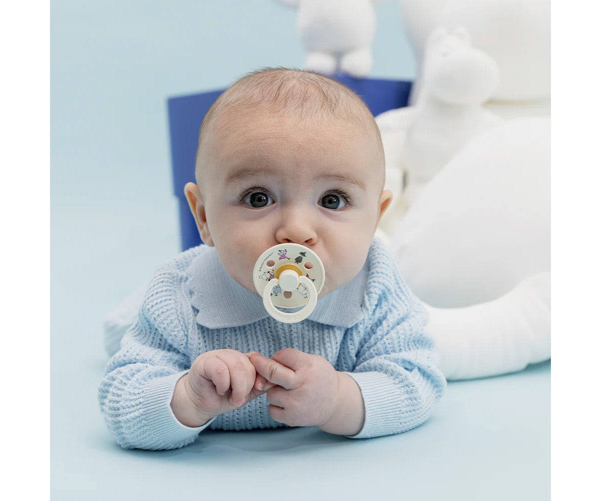 BIBS Moomin Colour - Round Polka Ivory Mix