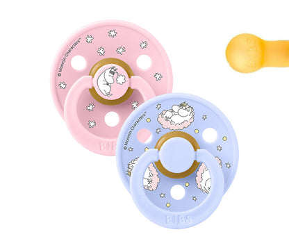 BIBS Moomin Colour -  Round Polka Dreaming/Baby Pink