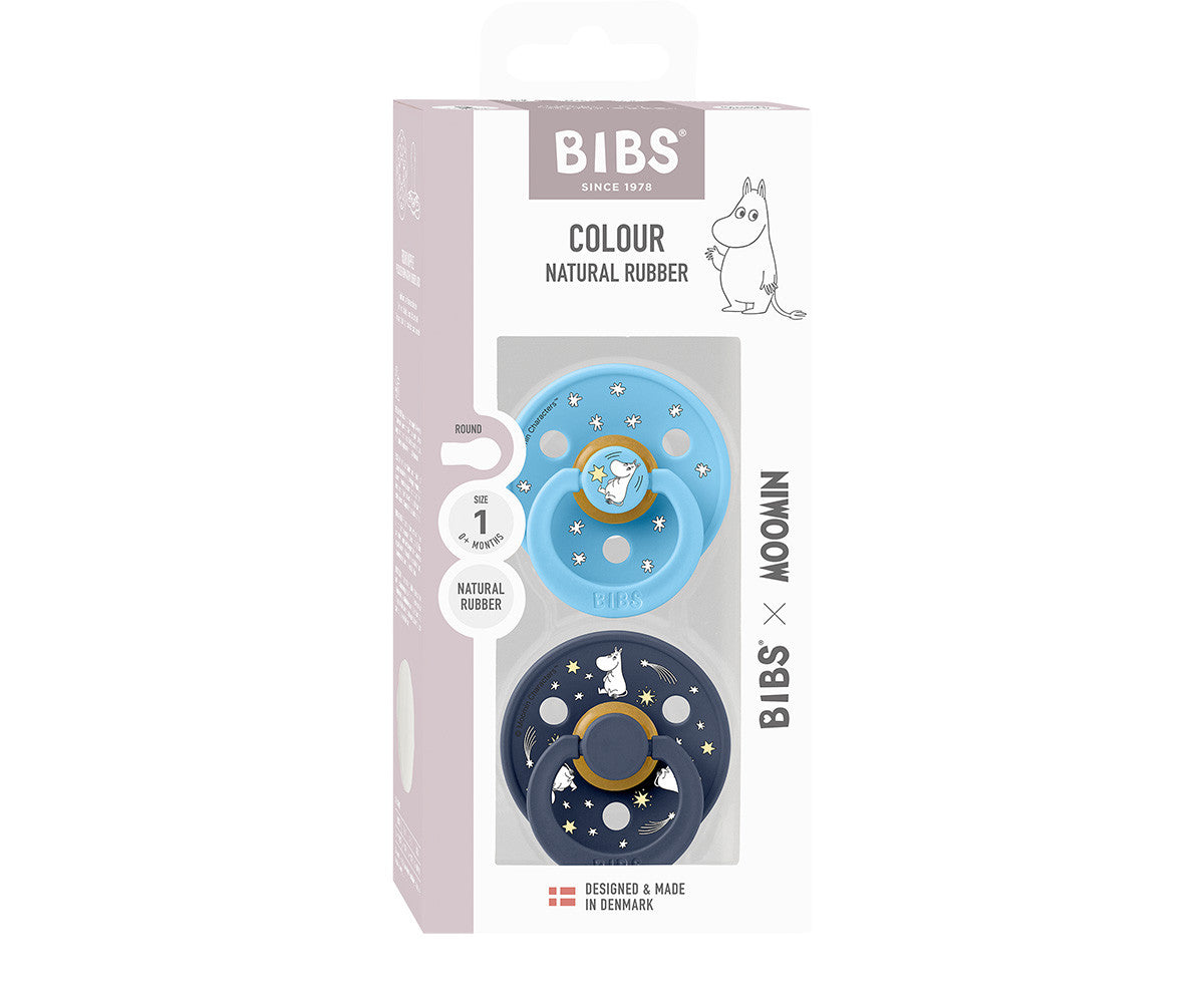 BIBS Moomin Colour -  Round Good Night/Breeze