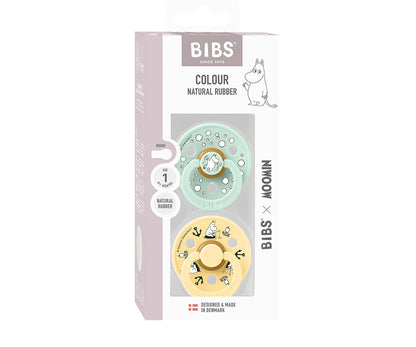BIBS Moomin Colour -  Round Sailing/Nordic Mint