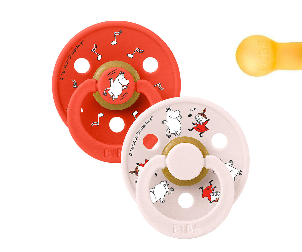 BIBS Moomin Colour -  Round Dancing/Candy Apple Mix