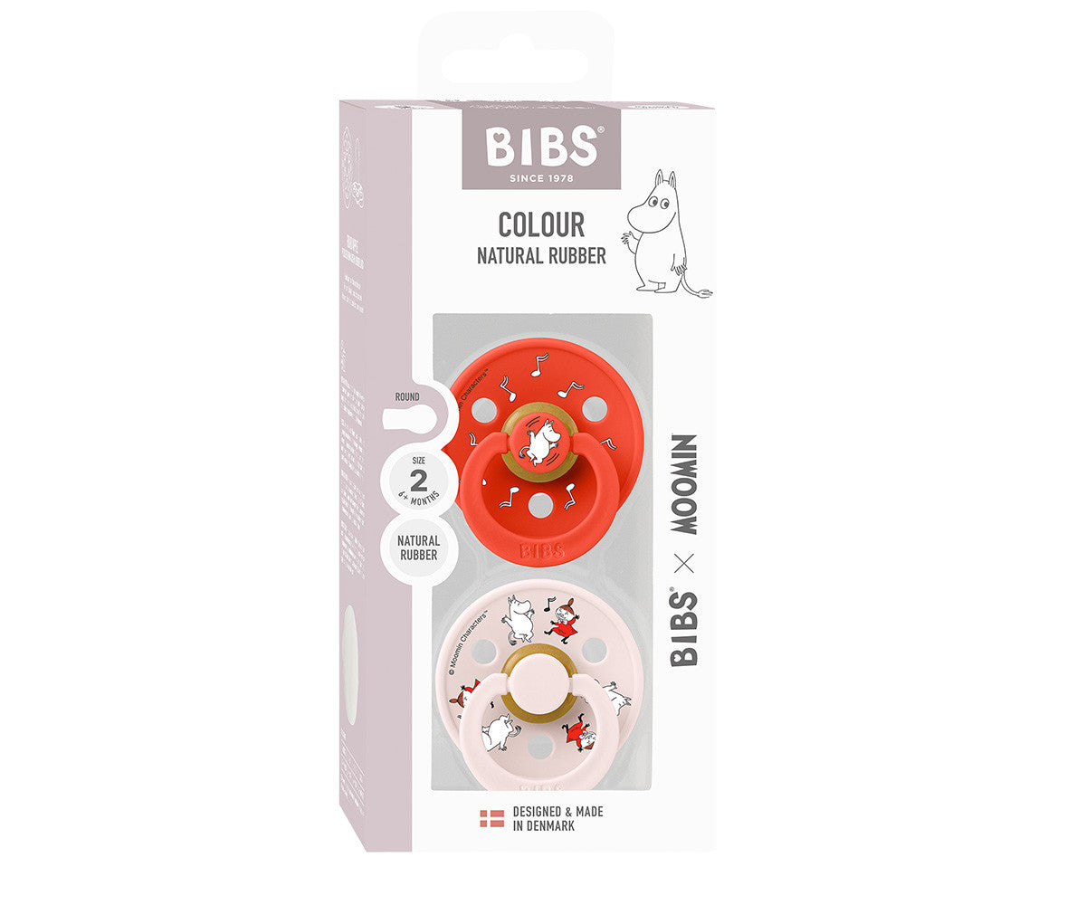 BIBS Moomin Colour -  Round Dancing/Candy Apple Mix
