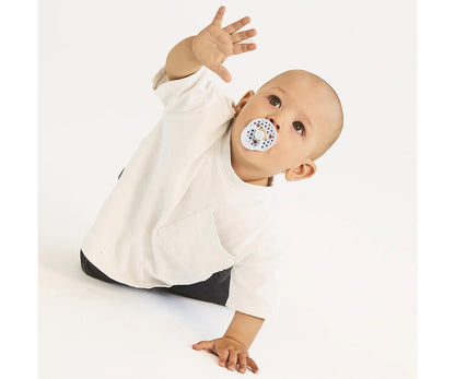 BIBS Studio Colour - Round Baby Blue/Steel