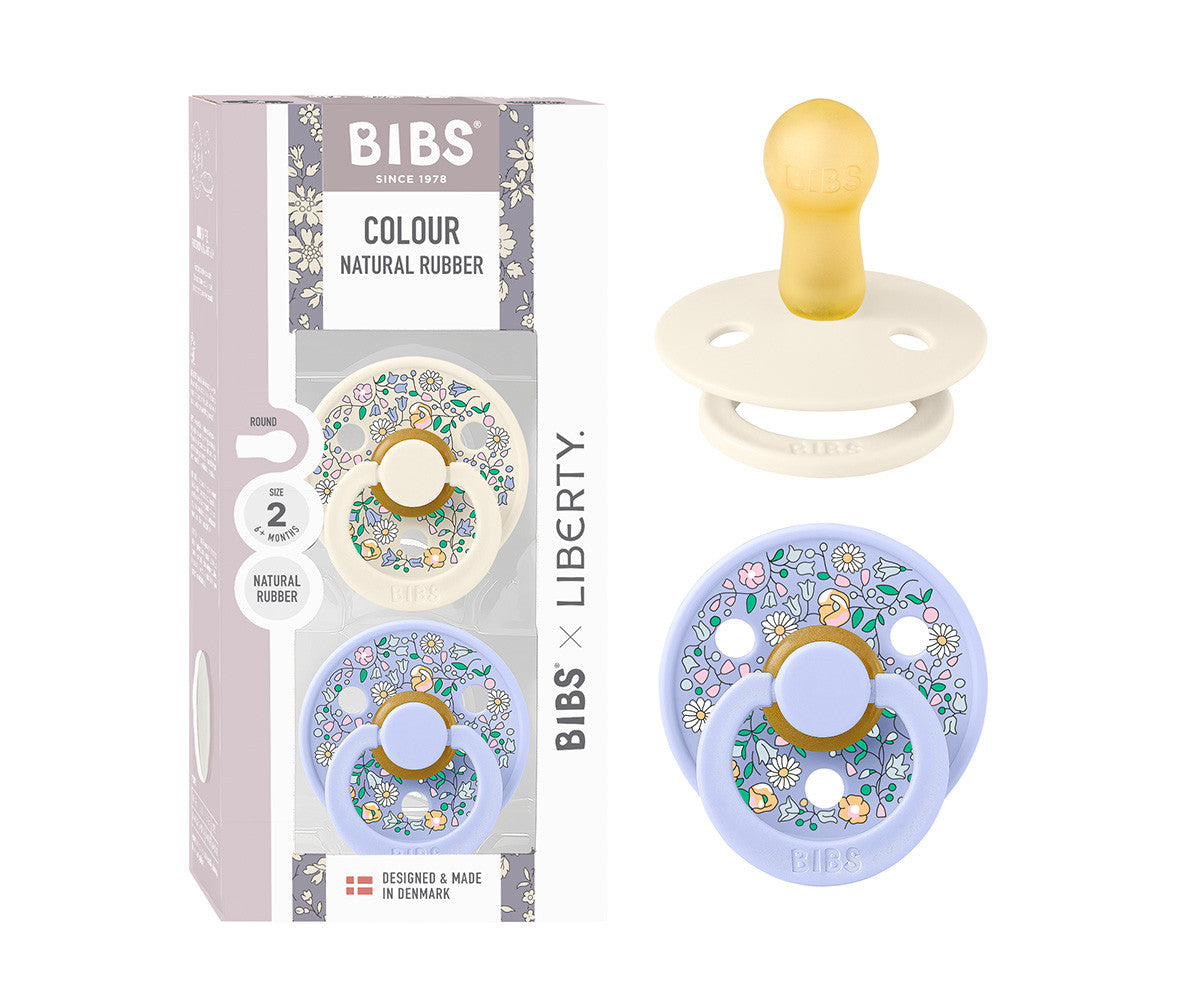 BIBS Studio Colour - Round Round Liberty Chloe Meadow Ivory