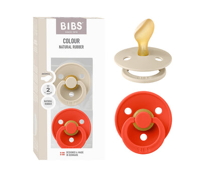 BIBS Studio Colour - Round Vanilla/Candy Apple