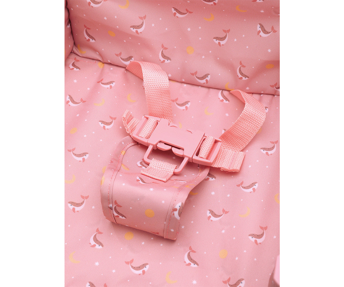 Cadeira Dobrável Infantil Monnëka Whale Pink