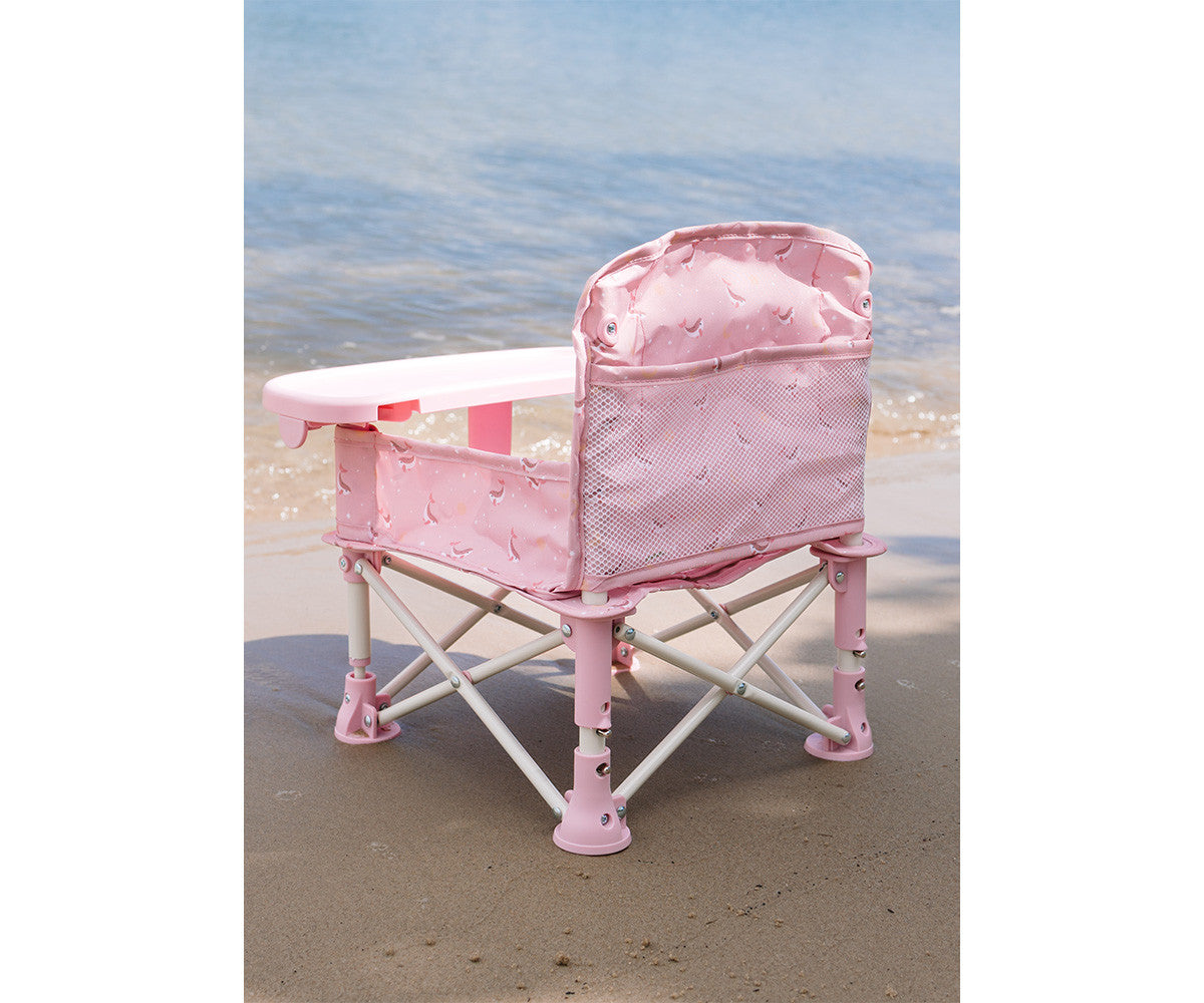 Cadeira Dobrável Infantil Monnëka Whale Pink