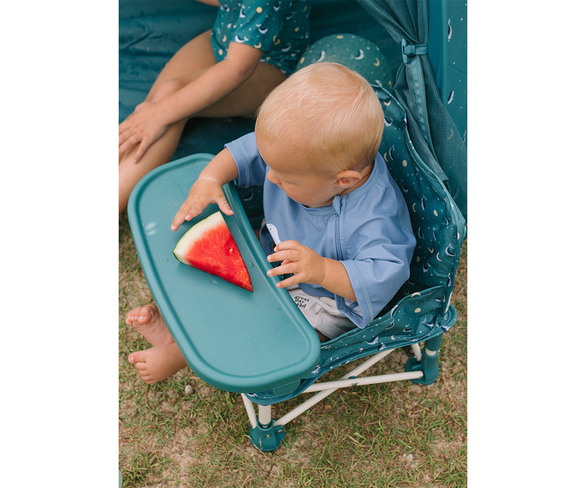 Cadeira Dobrável Infantil Monnëka Whale Teal