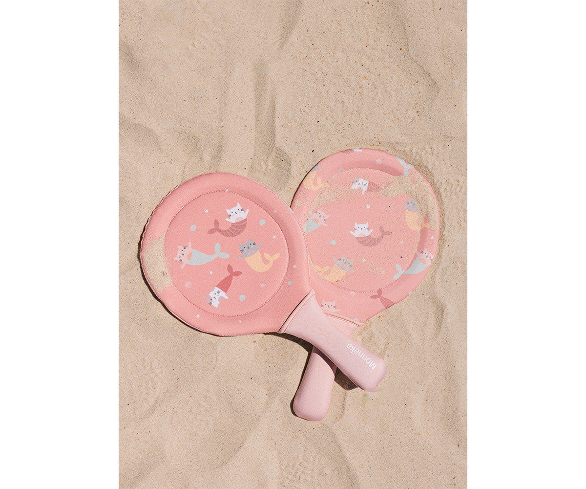 Raquetes de Praia Neopreno Monnëka Mermaid Cats