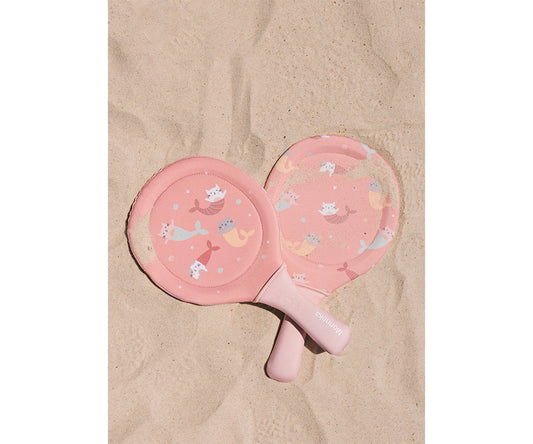 Raquetes de Praia Neopreno Monnëka Mermaid Cats
