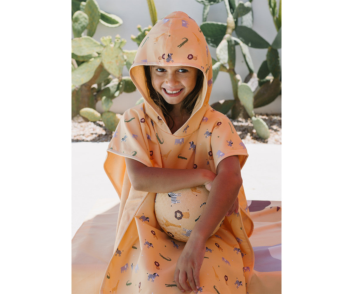 Poncho de Praia Monnëka Wild Animals