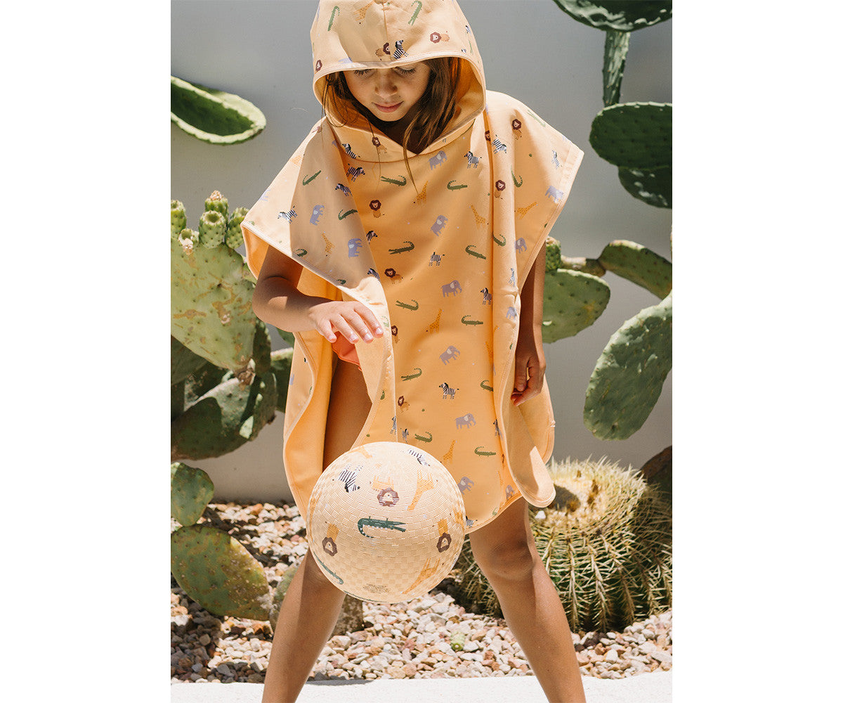 Poncho de Praia Monnëka Wild Animals