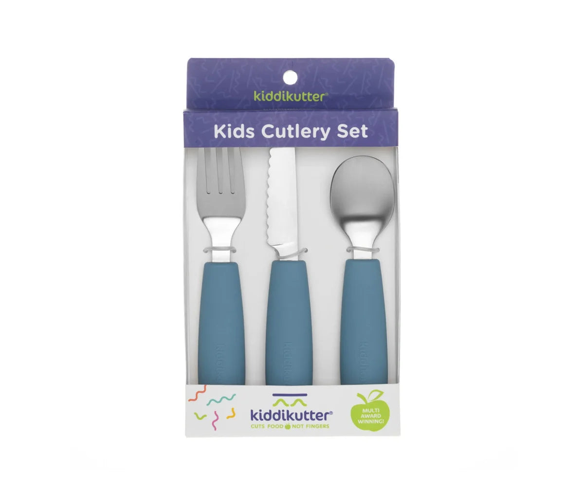 Conjunto de Talheres Kiddikutter - Sky Blue