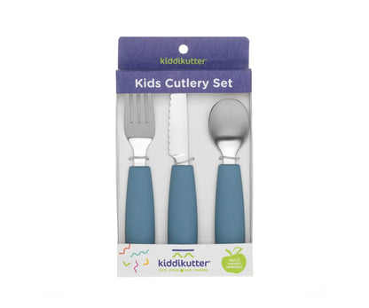 Conjunto de Talheres Kiddikutter - Sky Blue