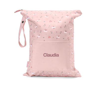 Bolsa Impermeável Grande Personalizável Tutete - Blossom Birds