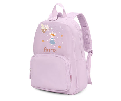 Mochila Solid Color Lavender Personalizável Mouse Fairies - Tutete
