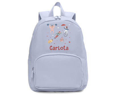 Mochila Solid Color Sky Personalizável Circus Show - Tutete