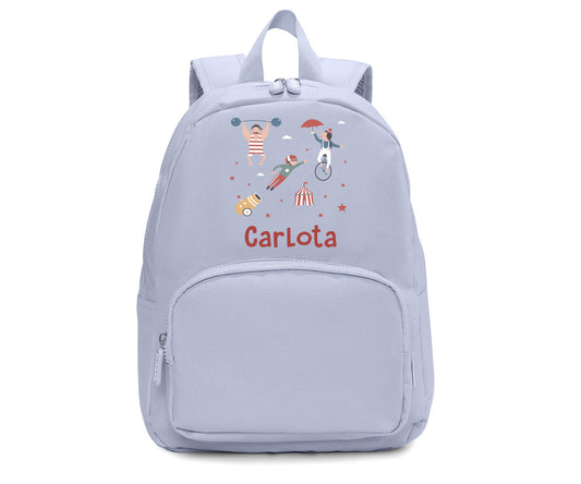 Mochila Solid Color Sky Personalizável Circus Show - Tutete