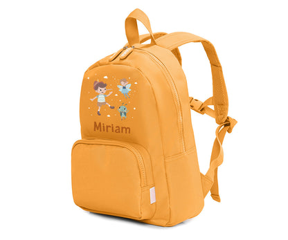 Mochila Solid Color Mustard  Personalizável The Wooden Boy - Tutete