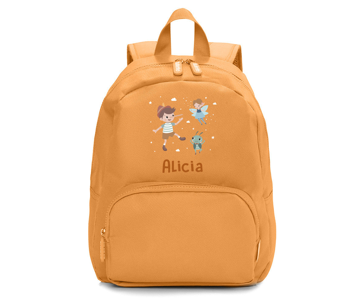 Mochila Solid Color Mustard  Personalizável The Wooden Boy - Tutete