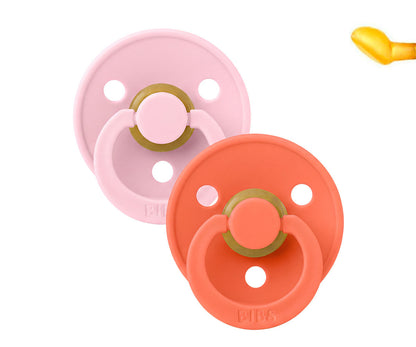 BIBS Colour Anatómica - Baby Pink/Tango