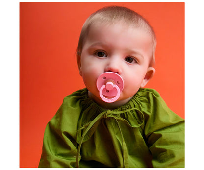 BIBS Studio Colour -  Round Petal/Baby Pink