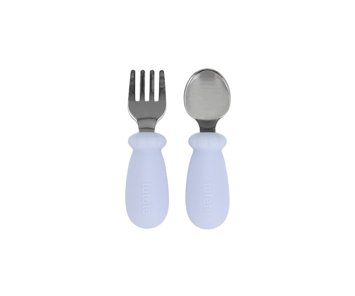 Conjunto de 2 Talheres Aprendizagem Tutete - Powder Blue