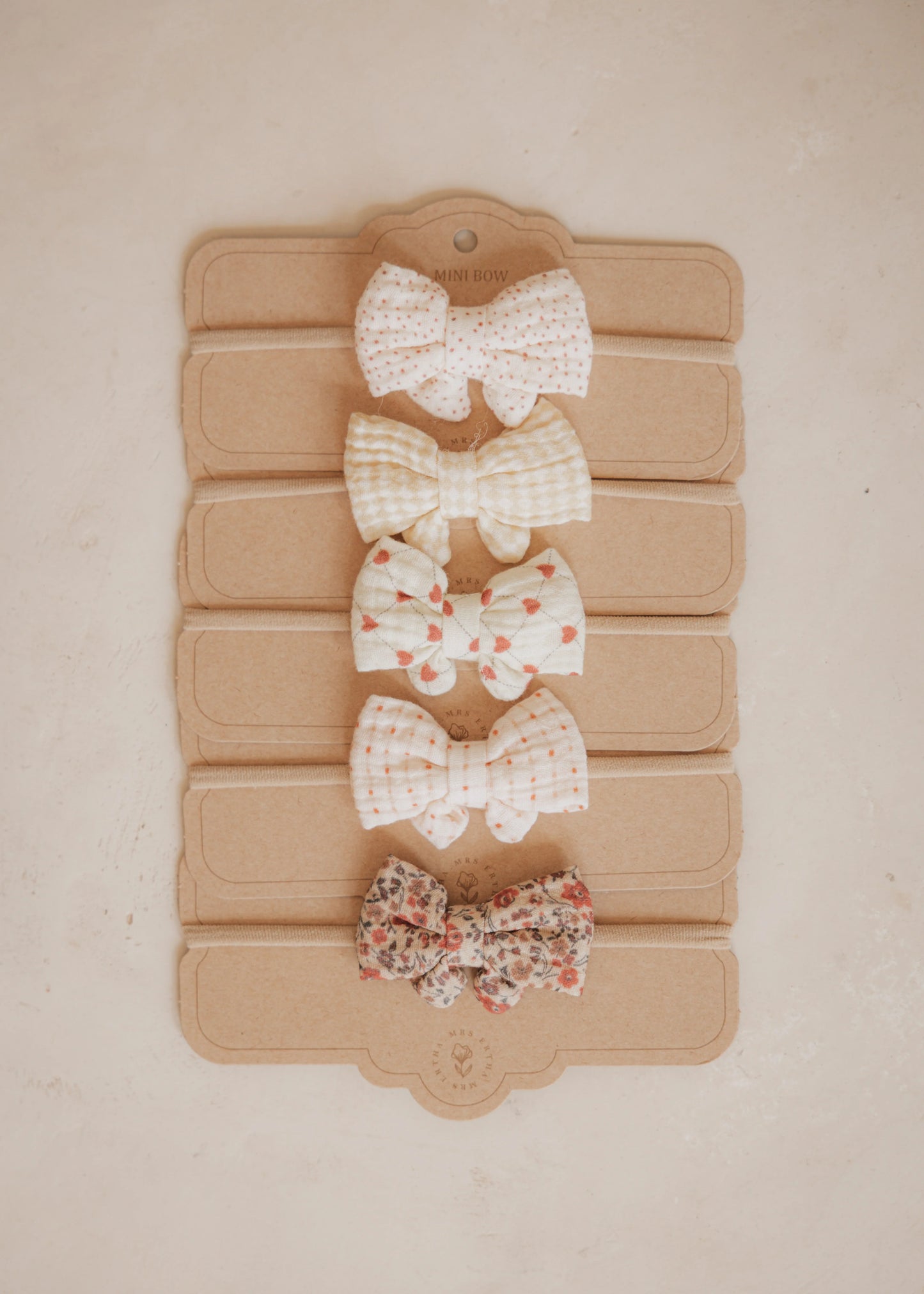 Fita elástica com laço - Little Bow Headband - Speckled Diamond