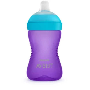 Copo de Aprendizagem c/ Bico Macio 300ml - Roxo/Azul