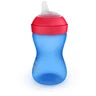 Copo de Aprendizagem c/ Bico Macio 300ml - Azul/Vermelho