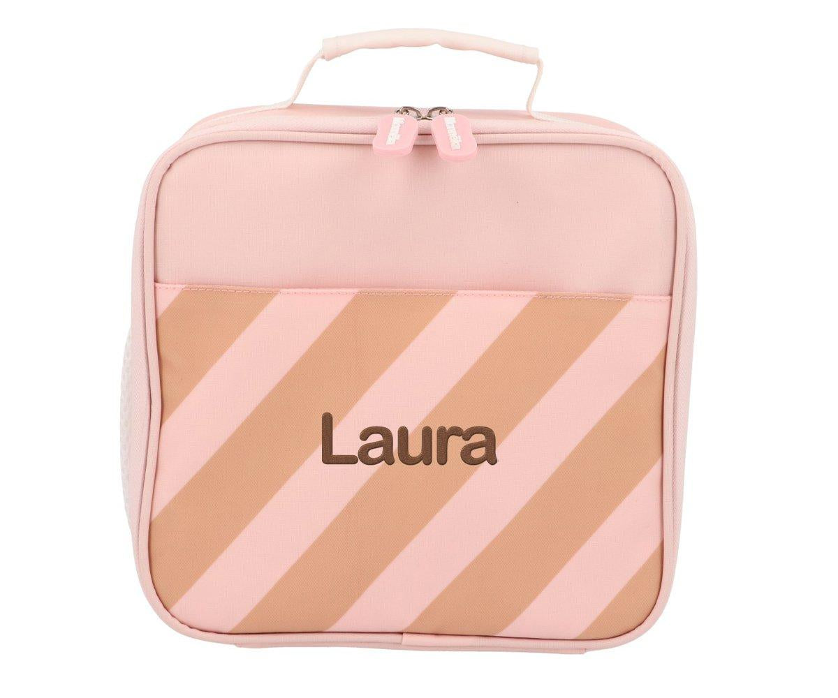 Bolsa Térmica Rígida Personalizável - Stripes Pink