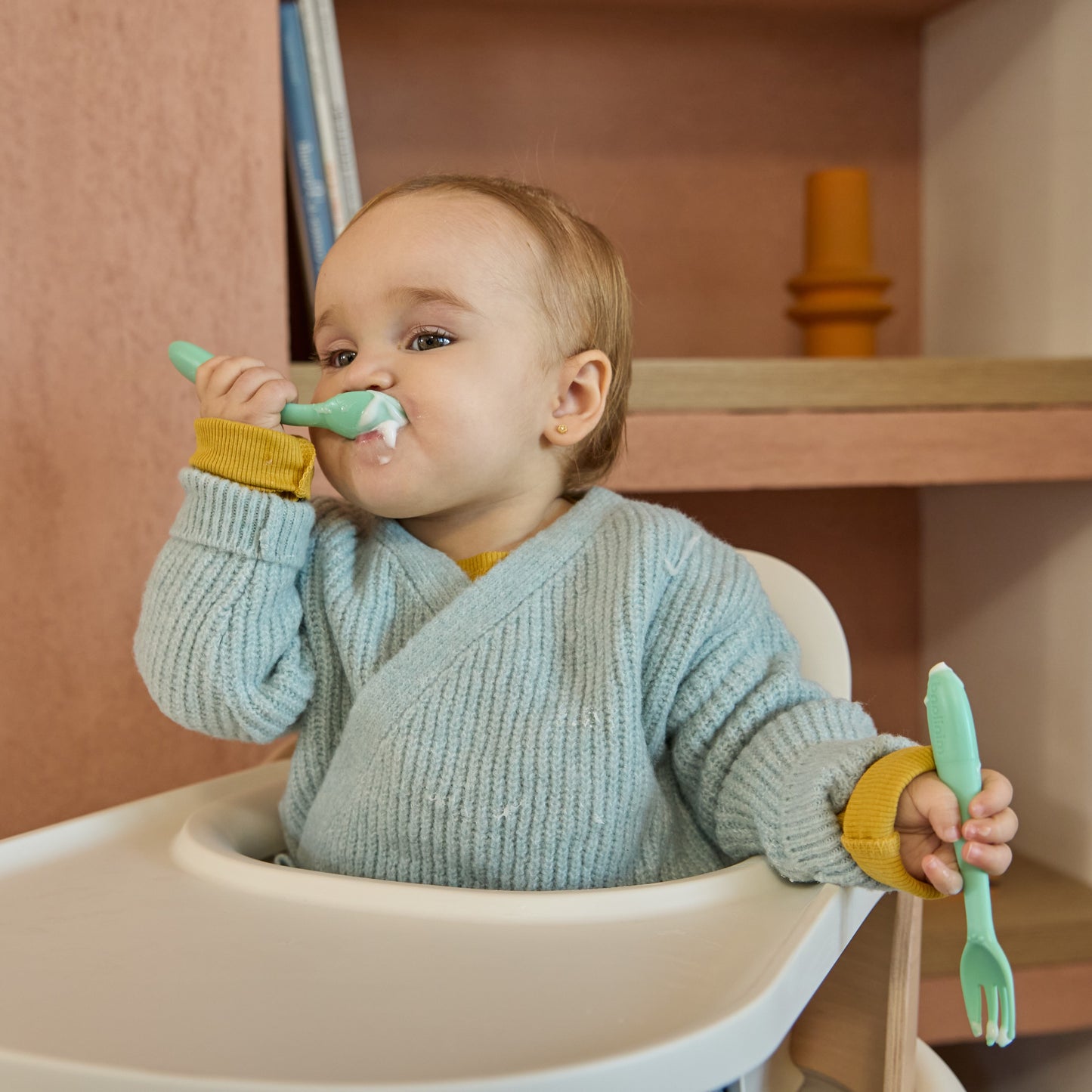 Talheres Infantis Flexíveis - Ocean