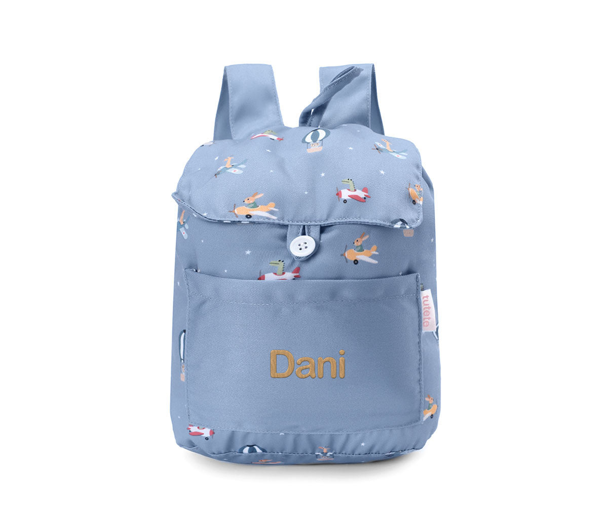 Mochila Pequena Tecido Personalizável Tutete - Planes