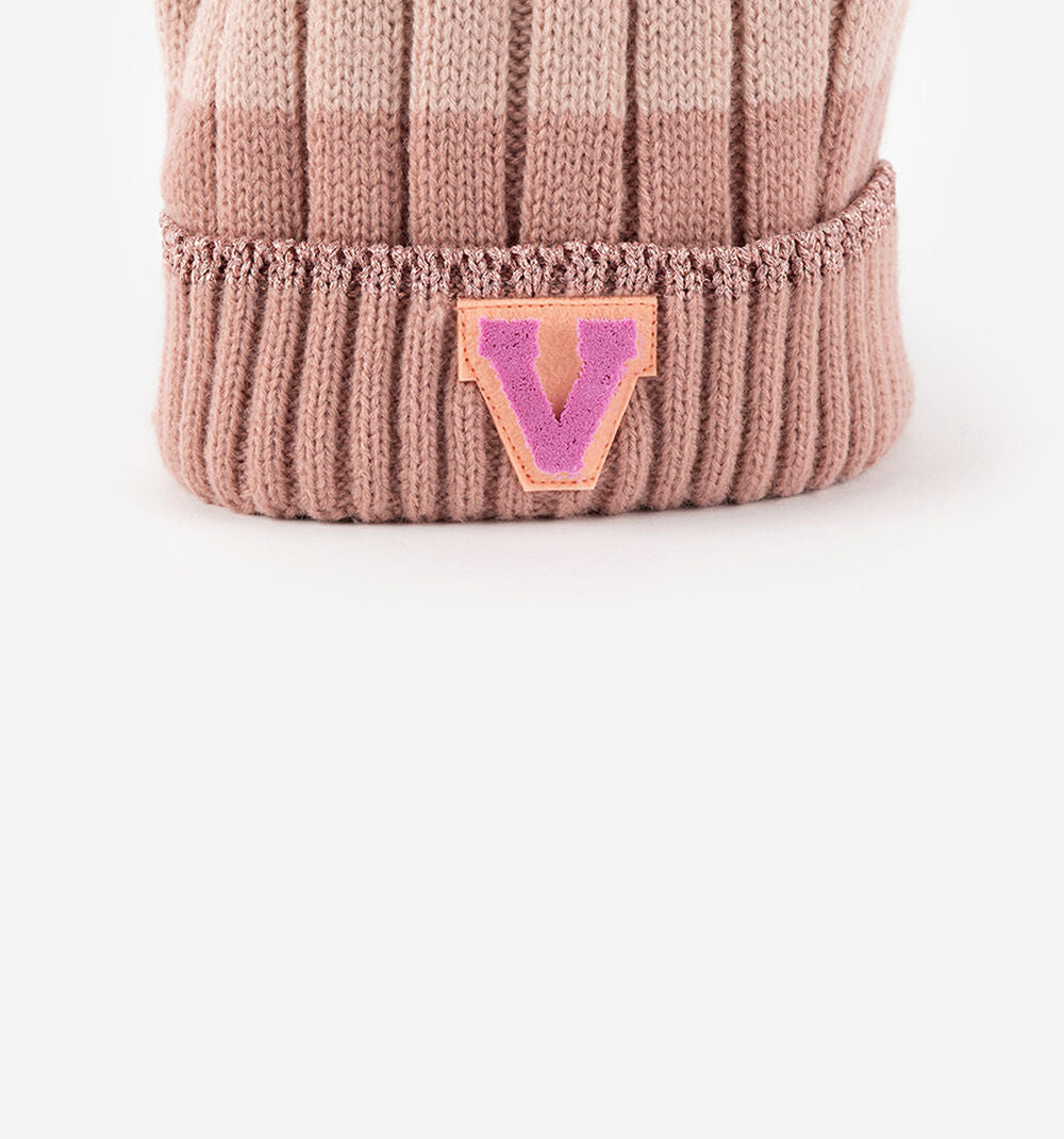 Gorro Victoria Pompom - Rosa