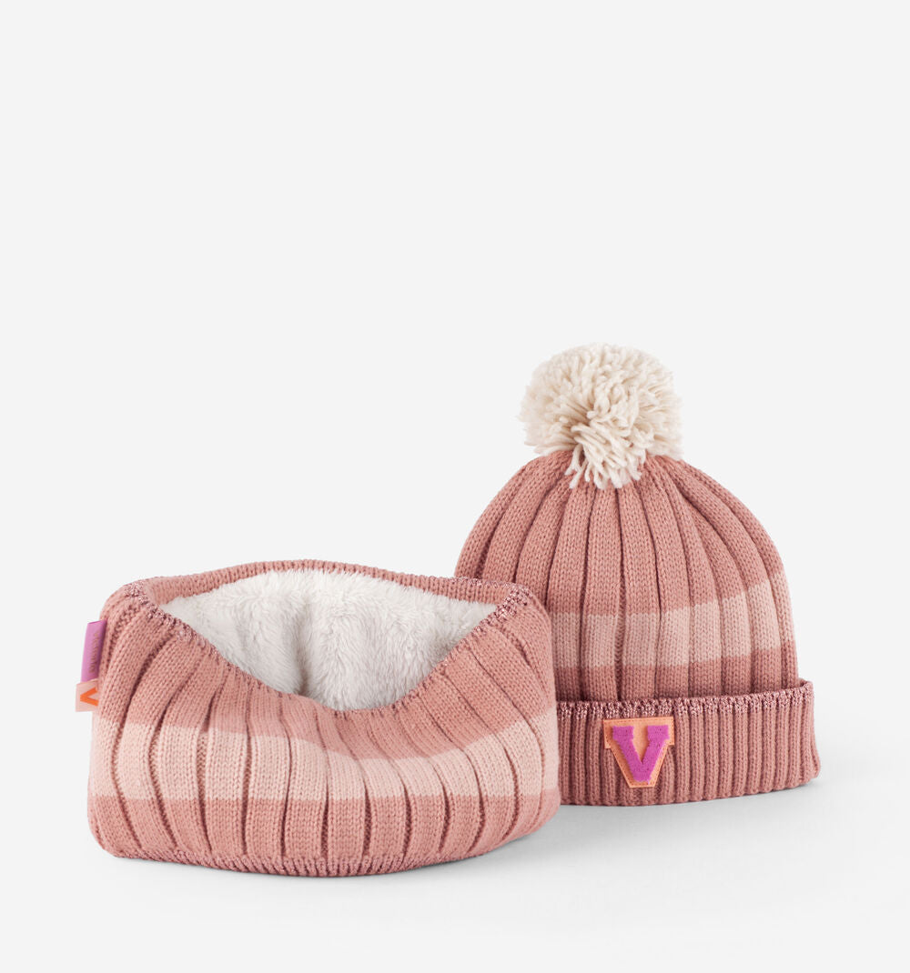 Gorro Victoria Pompom - Rosa