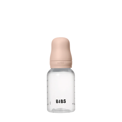BIBS Biberão Plástico com Tetina em Látex - Blush 150 ml
