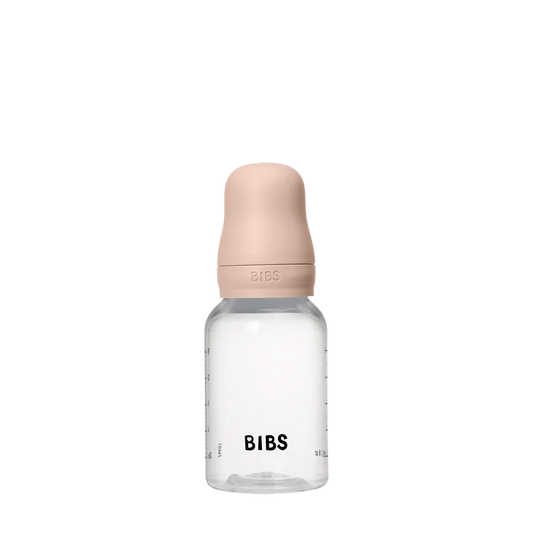 BIBS Biberão Plástico com Tetina em Látex - Blush 150 ml