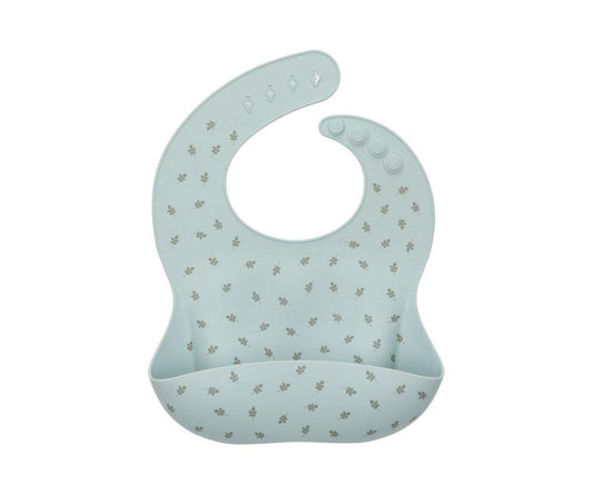 Babete de Silicone - Leaves Sage