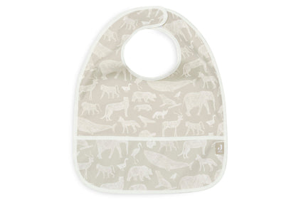 Jollien Pack de 2 Babetes Impermeáveis - Animals Olive Green