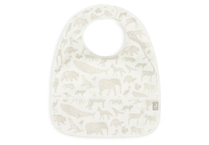 Jollien Pack de 2 Babetes Impermeáveis - Animals Olive Green