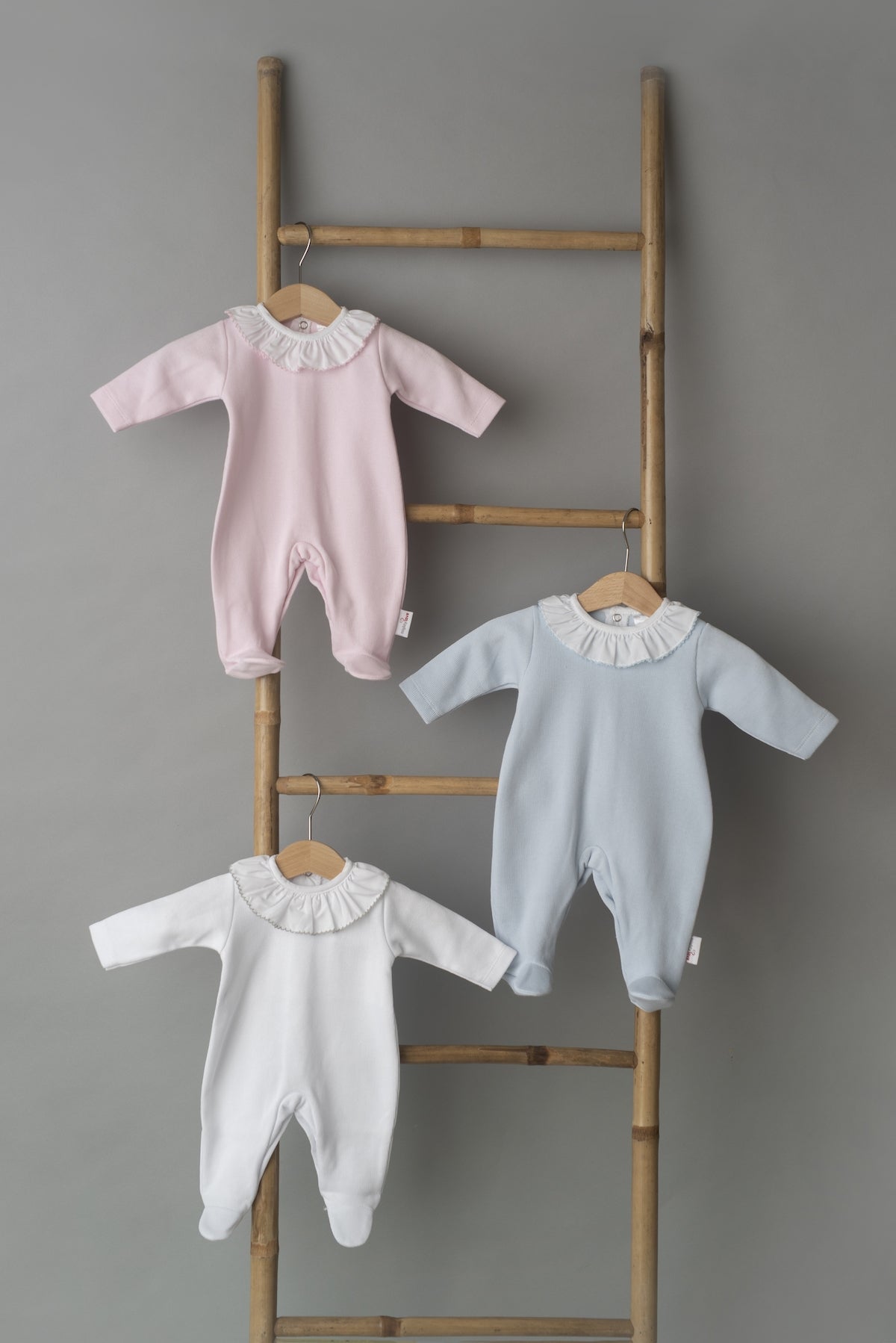 Babygrow Dupla Face Gola com Picueta - Rosa