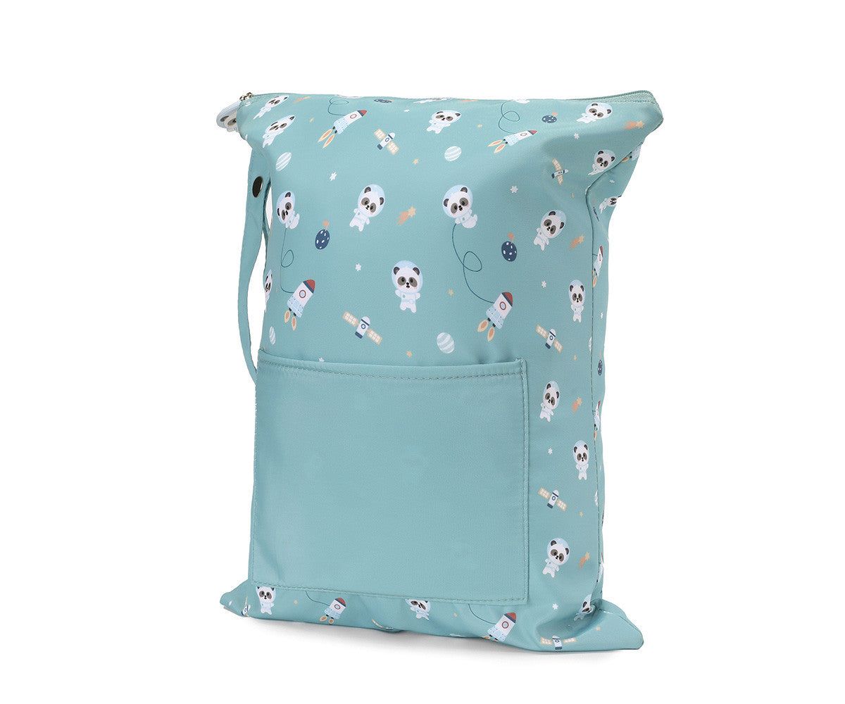 Bolsa Impermeável Grande Personalizável Tutete - Pandas In Space