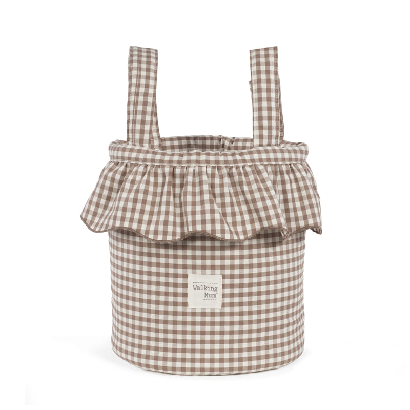 Walking Mum Bolsa Bucket - Praliné Vichy Moka