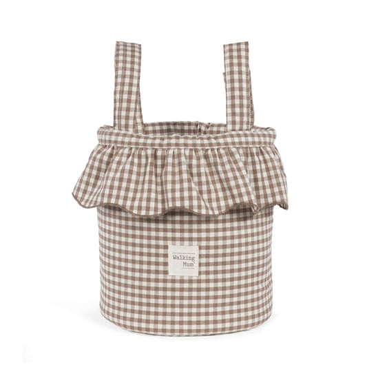 Walking Mum Bolsa Bucket - Praliné Vichy Moka
