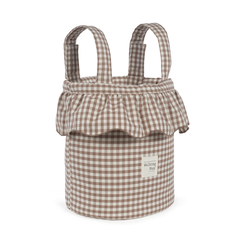 Walking Mum Bolsa Bucket - Praliné Vichy Moka