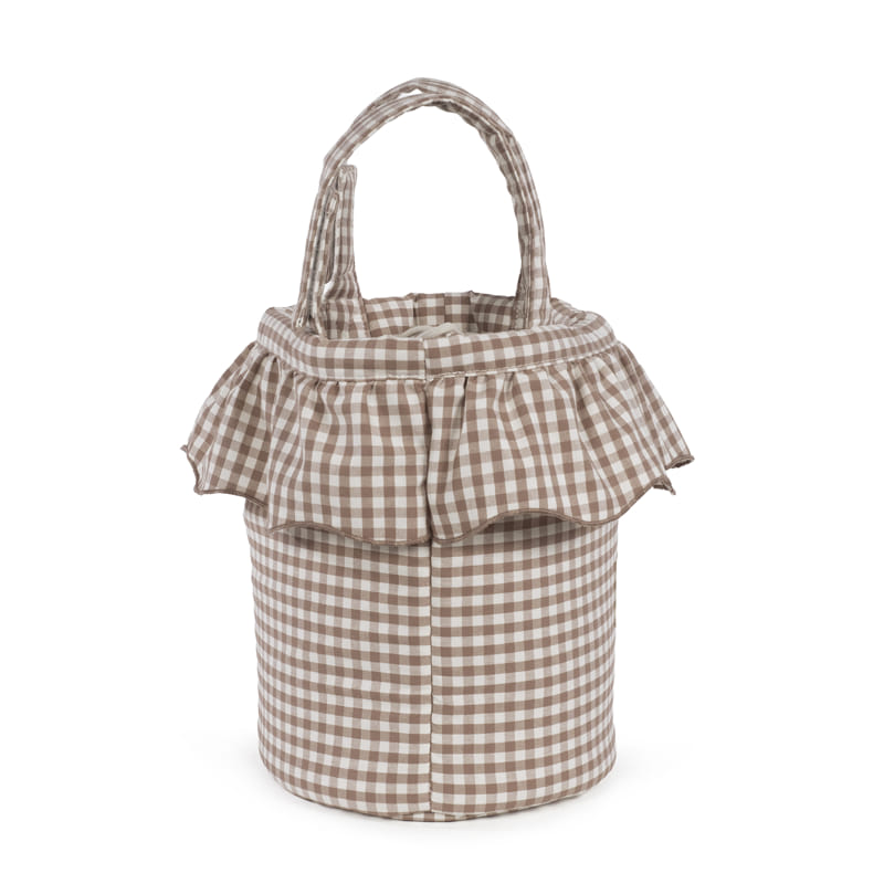 Walking Mum Bolsa Bucket - Praliné Vichy Moka