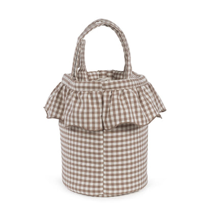 Walking Mum Bolsa Bucket - Praliné Vichy Moka